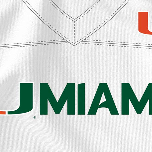 University of Miami White Jersey Nintendo 2DS XL (2017) Skin
